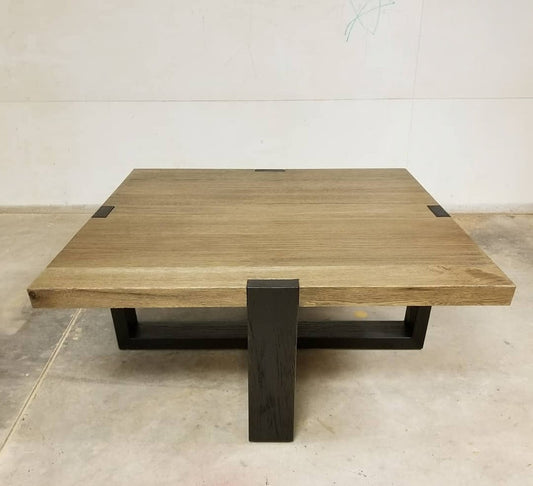 4' Square Oak Coffee Table by JC Barger